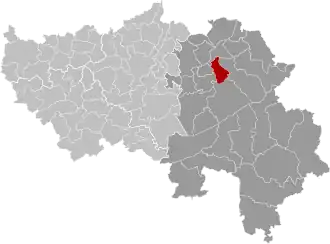 Расположение муниципалитета на карте провинции
