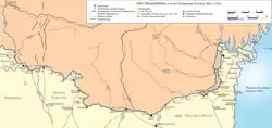 A snapshot of The Moesian Limes of one period in present-day Bulgaria and Romania