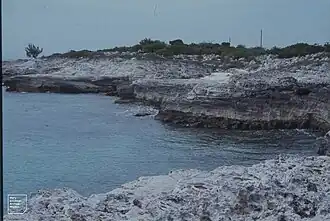 Известняковое побережье на северо-западе острова