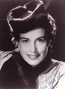 Фото с автографом певицы