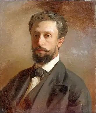 Портрет Евгения Григорьевича Шварца работы А. Литовченко, 1874 г.