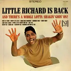 Обложка альбома Литла Ричарда «Little Richard Is Back» (1964)
