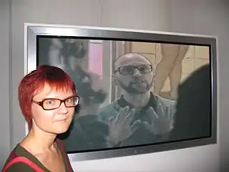 на Pетроспективе Д. А. Пригова в MMoMA