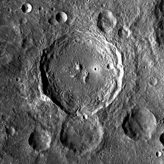 Снимок зонда Lunar Reconnaissance Orbiter.