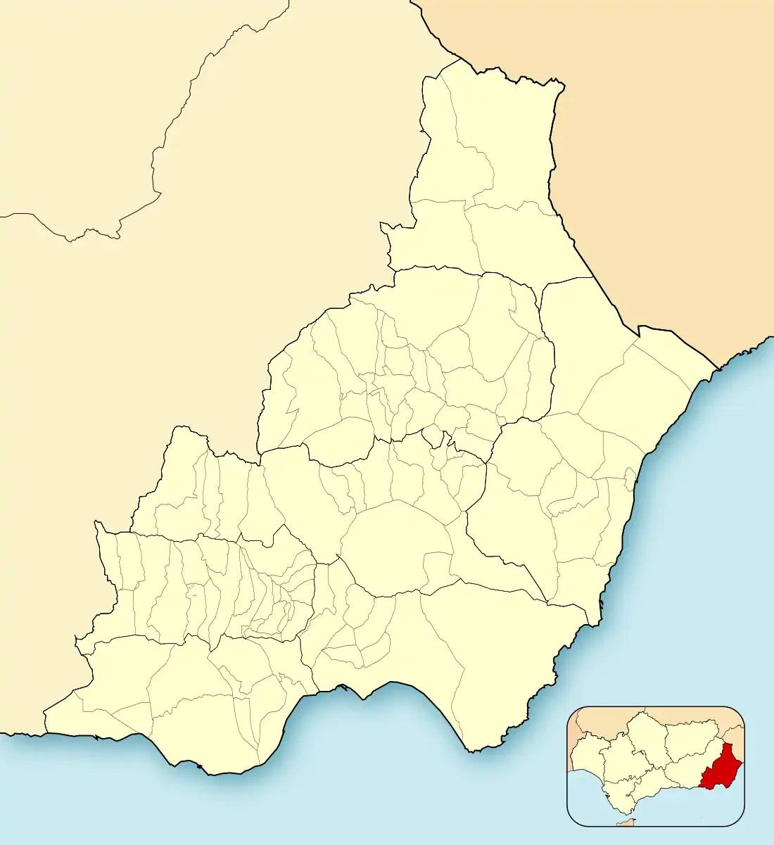 Альмерия на карте