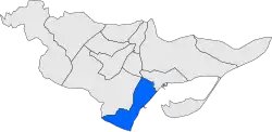 Расположение муниципалитета на карте провинции