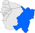 Расположение муниципалитета на карте провинции