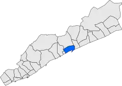 Расположение муниципалитета на карте провинции
