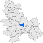 Расположение муниципалитета на карте провинции