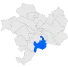 Расположение муниципалитета на карте провинции