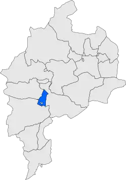 Расположение муниципалитета на карте провинции