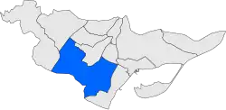 Расположение муниципалитета на карте провинции
