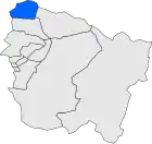 Расположение муниципалитета на карте провинции