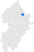 Расположение муниципалитета на карте провинции
