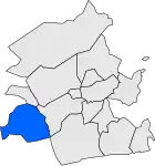 Расположение муниципалитета на карте провинции