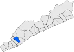Расположение муниципалитета на карте провинции