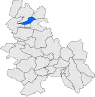 Расположение муниципалитета на карте провинции