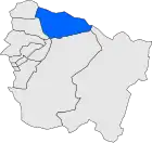 Расположение муниципалитета на карте провинции