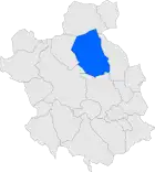 Расположение муниципалитета на карте провинции