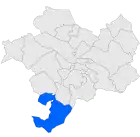 Расположение муниципалитета на карте провинции
