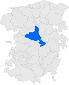 Расположение муниципалитета на карте провинции
