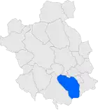 Расположение муниципалитета на карте провинции