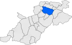 Расположение муниципалитета на карте провинции