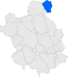 Расположение муниципалитета на карте провинции