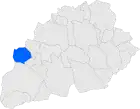 Расположение муниципалитета на карте провинции