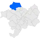 Расположение муниципалитета на карте провинции