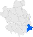 Расположение муниципалитета на карте провинции
