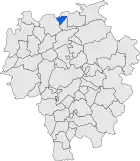 Расположение муниципалитета на карте провинции