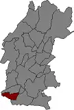 Расположение муниципалитета на карте провинции