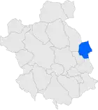 Расположение муниципалитета на карте провинции