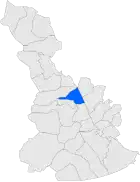 Расположение муниципалитета на карте провинции