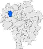 Расположение муниципалитета на карте провинции