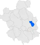 Расположение муниципалитета на карте провинции