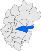 Расположение муниципалитета на карте провинции