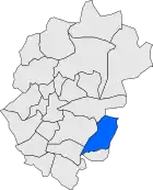 Расположение муниципалитета на карте провинции