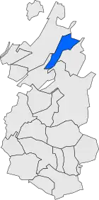 Расположение муниципалитета на карте провинции