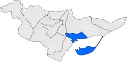 Расположение муниципалитета на карте провинции