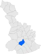 Расположение муниципалитета на карте провинции