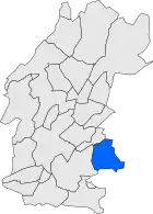 Расположение муниципалитета на карте провинции