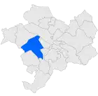 Расположение муниципалитета на карте провинции
