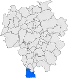 Расположение муниципалитета на карте провинции