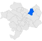 Расположение муниципалитета на карте провинции
