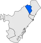 Расположение муниципалитета на карте провинции