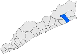 Расположение муниципалитета на карте провинции