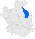 Расположение муниципалитета на карте провинции