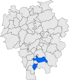 Расположение муниципалитета на карте провинции
